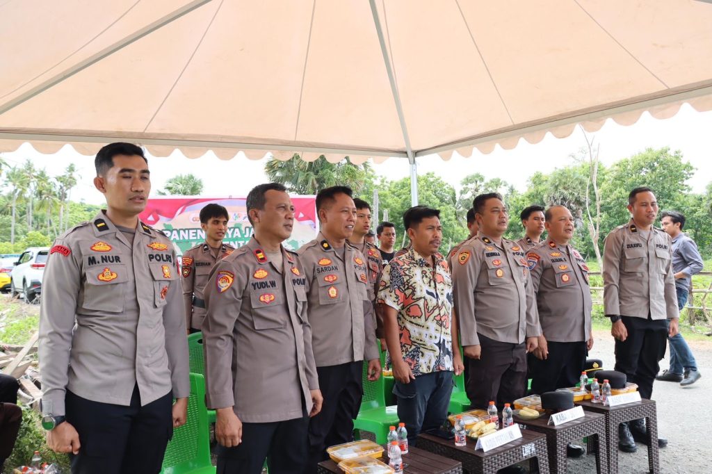 Polres Selayar Ikuti Panen Raya Jagung Dukung Swasembada Pangan 2026