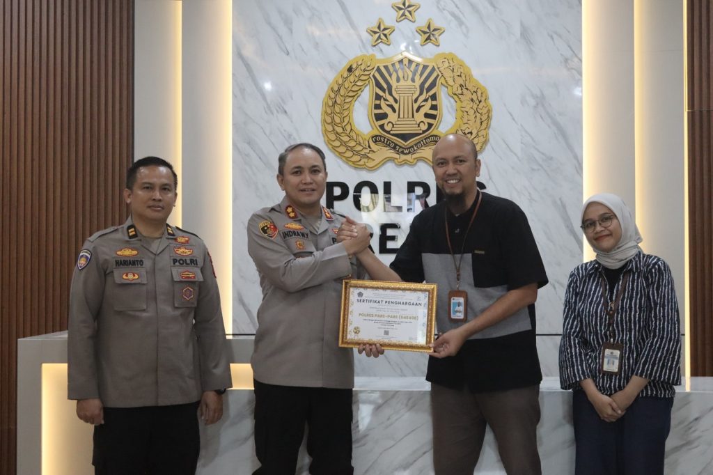 Polres Parepare Raih Penghargaan Terbaik Pertama Nilai IKPA Tertinggi Semester II TA 2025