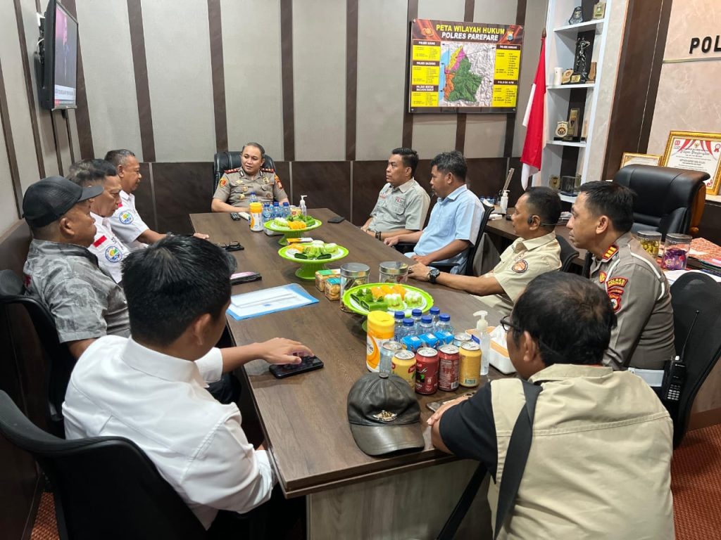 Terima Audiensi IOF, Kapolres Parepare Ingatkan Untuk Mengutamakan Keselamatan Saat Event Offroad 