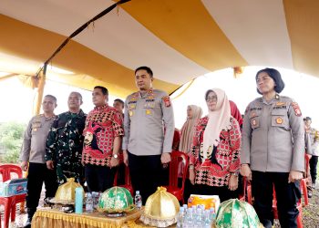 Kapolres Gowa Hadiri Panen Raya Jagung Serentak Kuartal IV 2025 di Bontomarannu