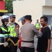 Polres Selayar Gelar Apel Bersama Dishub, Ojol dan Kurir