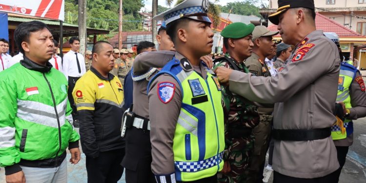 Polres Tana Toraja Gelar Apel Pasukan Operasi Keselamatan Pallawa 2026