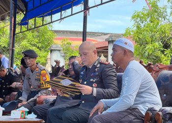 Kapolres Pinrang Pimpin Langsung Upacara Persemayaman dan Pemakaman Bripda DP