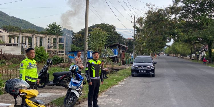 Personel Satlantas Polres Palopo Gelar Patroli dan Penertiban Balap Liar