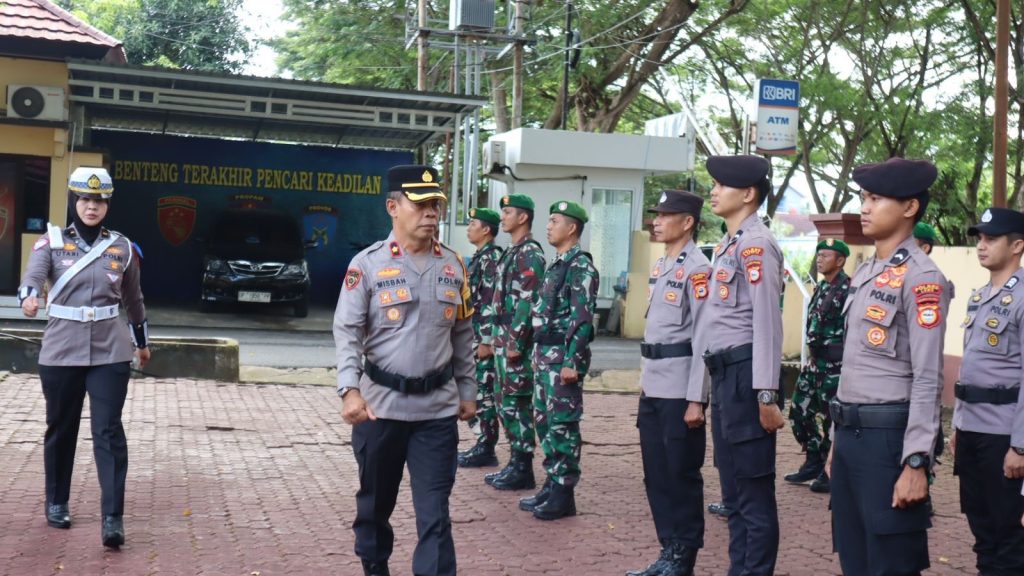 Waka Polres Luwu Pimpin Apel Gelar Pasukan Operasi Keselamatan Pallawa 2026