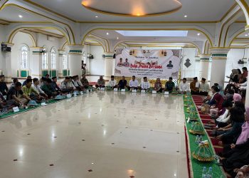 Kapolres Toraja Utara Hadiri Buka Puasa Bersama Forkopimda di Masjid Raya Rantepao