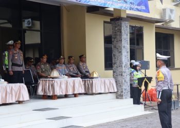 Operasi Keselamatan Pallawa 2026 Dimulai, Polres Soppeng Laksanakan Apel Gelar Pasukan