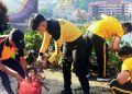 Wujudkan Lingkungan Bersih dan Sehat, Personel Polres Tana Toraja Gelar Jumat Bersih