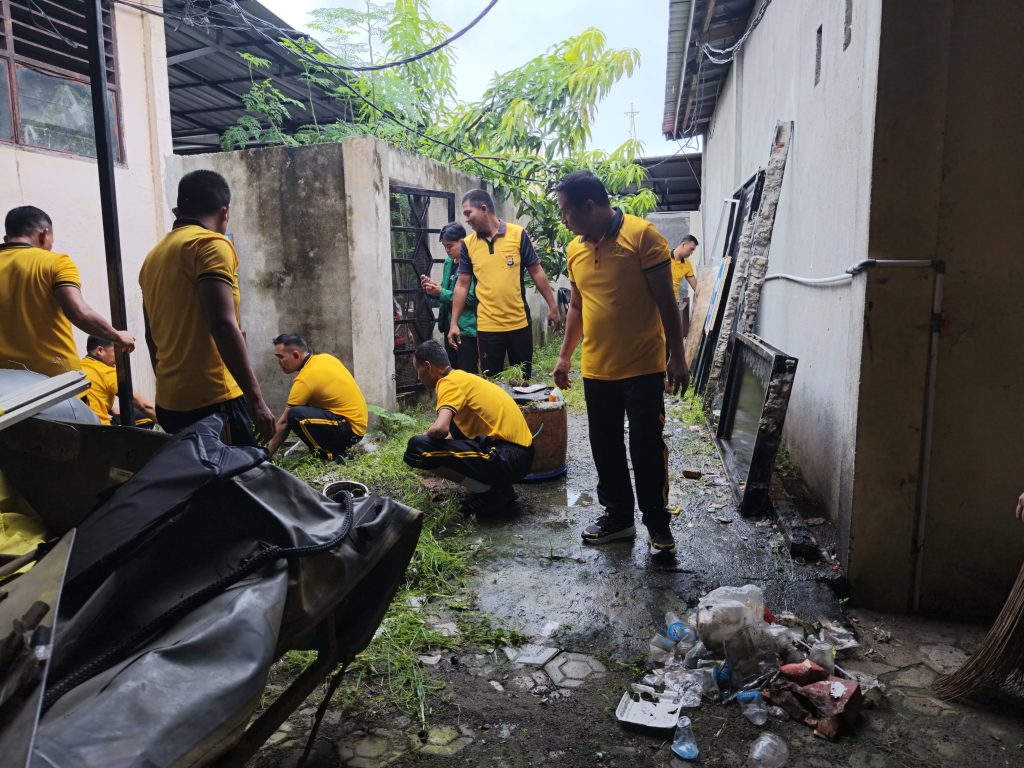 Personel Polres Pinrang Gelar Korvei Usai Apel Pagi