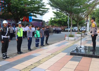 Waka Polres Palopo Pimpin Apel Gelar Pasukan Ops Keselamatan, Sampaikan 9 Sasaran Prioritas Pelanggaran
