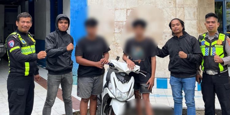 Tim Anti Balap Liar Polres Parepare Hentikan Aksi Bali di Dua Lokasi, Satu Motor Diamankan