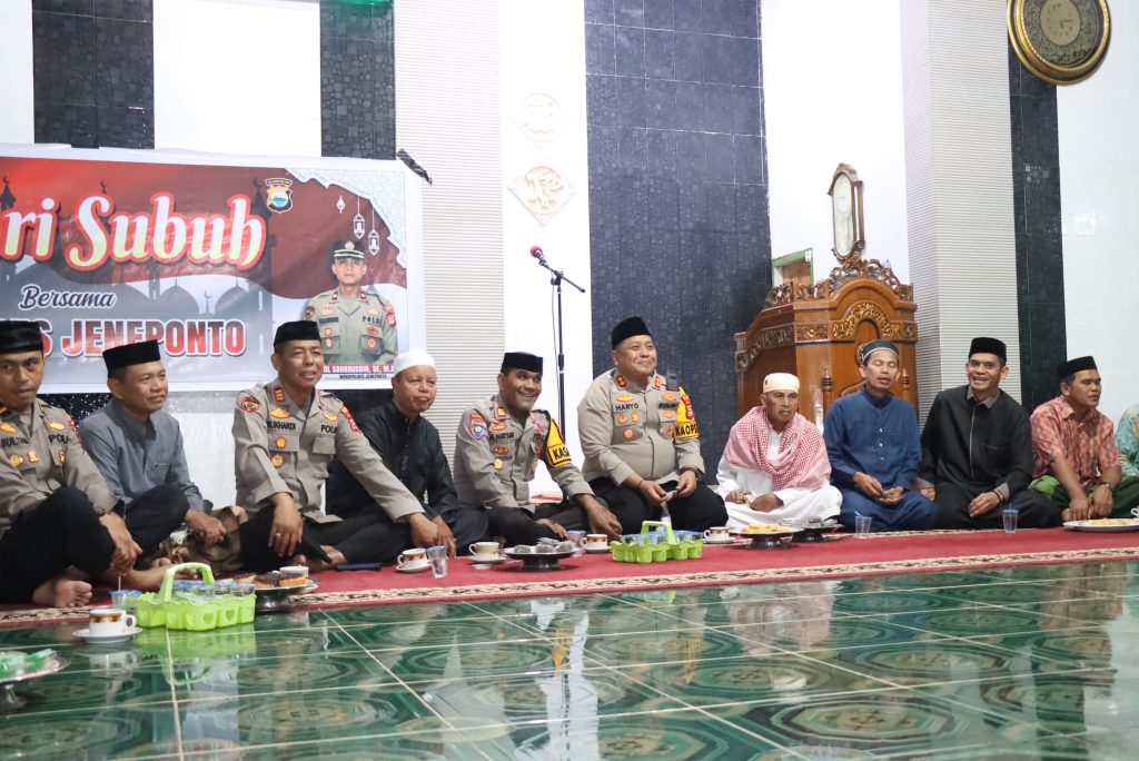 Kapolres Jeneponto Galang Sinergi dengan Umat Melalui Safari Subuh di Turatea