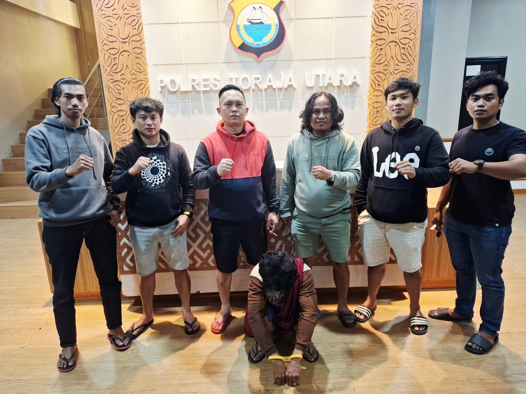 Tim Resmob Polres Toraja Utara Berhasil Amankan Pelaku Persetubuhan Terhadap Anak Tiri