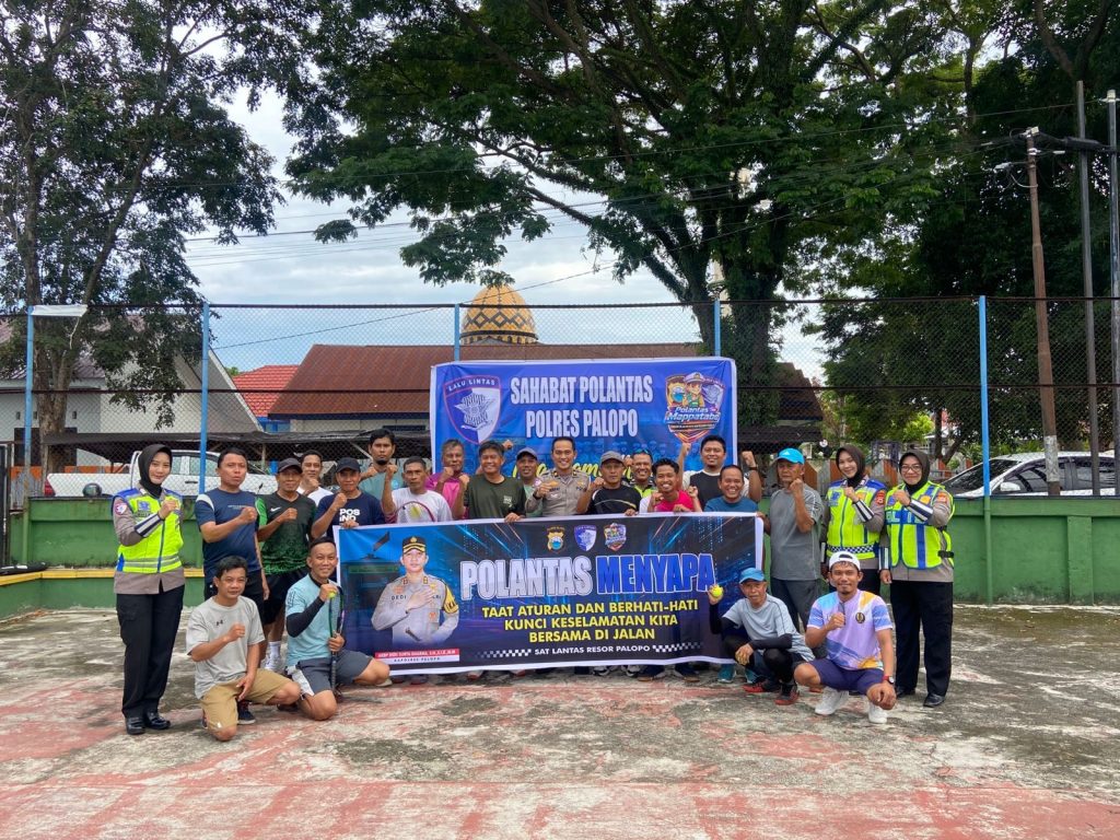 Dukung Program Polantas Mappatabe, Kanit Regident Polres Palopo Buka Turnamen Tennis Lapangan