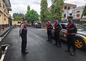 Personel Sat Samapta Polres Parepare Intens Jaga Kamtibmas Jelang Bulan Ramadhan