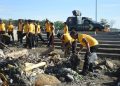 Polres Bulukumba Gelar Aksi Peduli Lingkungan di Kolam Labuh Pantai Merpati