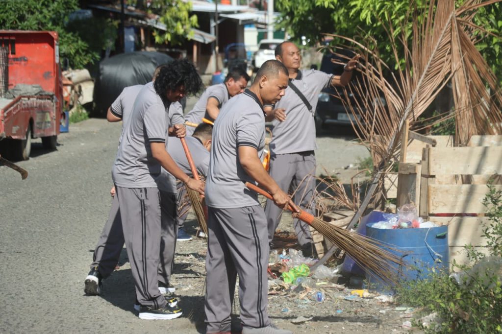 Waka Polres Wajo Pimpin Kurvey di Seputaran Lapangan Merdeka dan Masjid Raya