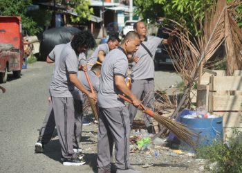 Waka Polres Wajo Pimpin Kurvey di Seputaran Lapangan Merdeka dan Masjid Raya