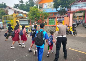 Optimalkan Strong Point Pagi, Satlantas Wujudkan Kamseltibcarlantas di Kota Makale