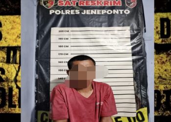 Tim Pegasus Resmob Polres Jeneponto Amankan Pelaku Pencurian Spesialis Toko 24 Jam