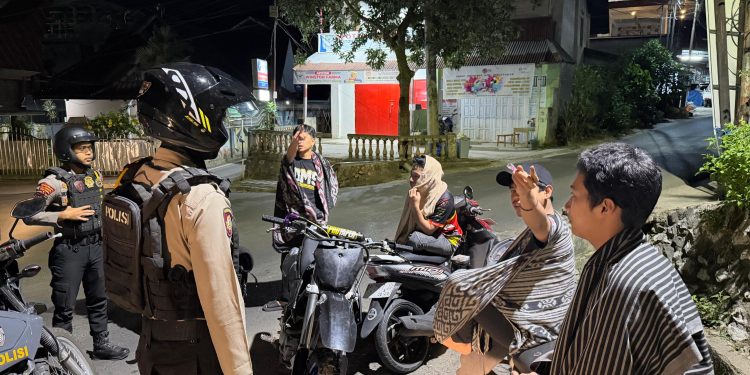 Patroli Perintis Presisi Sat Samapta Polres Tana Toraja Hadirkan Rasa Aman di Bulan Suci Ramadan