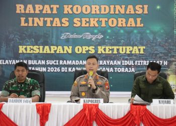 Kapolres Tana Toraja Pimpin Rakor Lintas Sektoral Persiapan Operasi Ketupat 2026