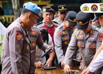 Kapolres Luwu Pimpin Apel Pagi dan Pemeriksaan Senpi, Tegaskan Disiplin Serta Kepatuhan Prosedur