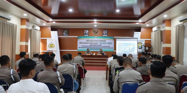 Polres Maros Gelar Lat Pra Ops Ketupat 2026, Tingkatkan Profesionalisme dan Kesiapan Personel