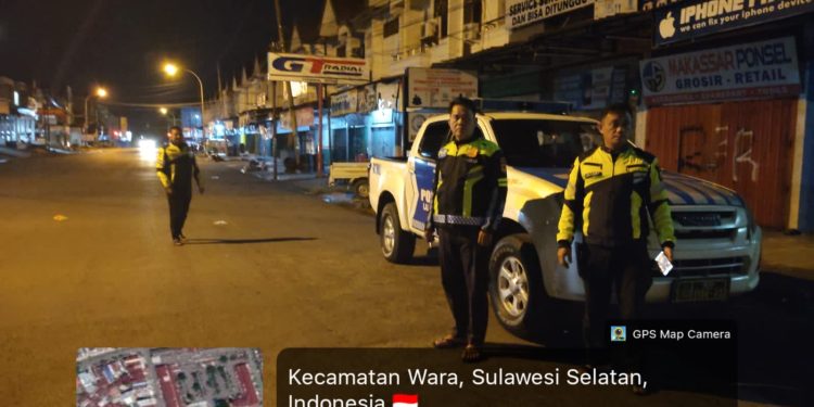 Personel Satlantas Polres Palopo Gelar Patroli Antisipasi Balap Liar