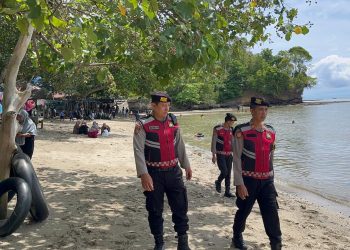 Personel Polres Luwu Perketat Pengamanan di Objek Wisata, Jamin Kenyamanan Pengunjung
