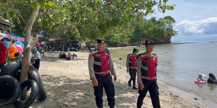 Personel Polres Luwu Perketat Pengamanan di Objek Wisata, Jamin Kenyamanan Pengunjung