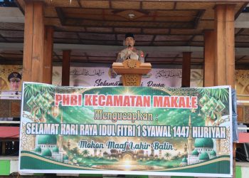 Jadi Khatib Shalat Idul Fitri, Kapolres Tator Ajak Jemaah Tingkatkan Takwa dan Jaga Persatuan