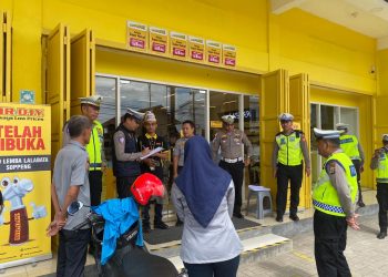 Sat Lantas Polres Soppeng Dampingi Tim Ditlantas Polda Sulsel Survey Andalalin di Jalan Kemakmuran