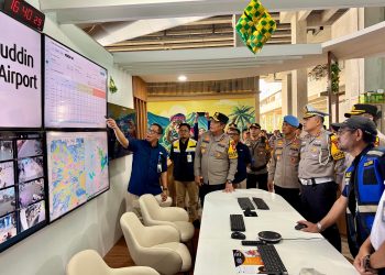 Dirlantas Polda Sulsel Dampingi Kapolda Tinjau Posko Operasi Ketupat 2026 di Sejumlah Daerah
