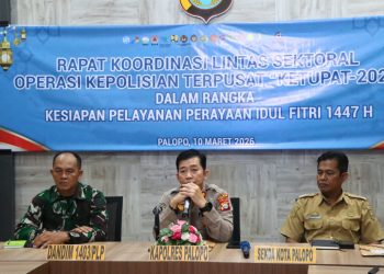 Jamin Kelancaran Arus Mudik dan Balik, Kapolres Palopo Pimpin Rakor Lintas Sektoral