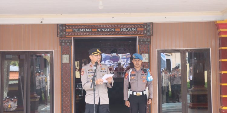 Perkuat Kesiapsiagaan Personel, Wakapolres Tana Toraja Pimpin Apel Siaga Kamtibmas