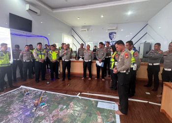 Dirlantas Polda Sulsel Pimpin TFG Persiapan Pengamanan Mudik dan Arus Balik Lebaran 2026
