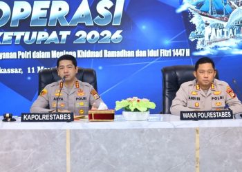 Kapolrestabes Makassar Pimpin Lat Pra Ops Ketupat 2026, Ini Arahannya ke Personel