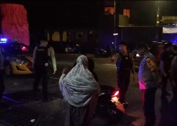 Personel Polres Parepare Bubarkan Remaja Yang Kedapatan Main Tembak Tembakan di Jalan Raya