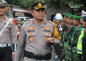 Pimpin Apel Gelar Pasukan, Kapolres Parepare Siapkan 150 Personel dan 6 Pos Ops Ketupat