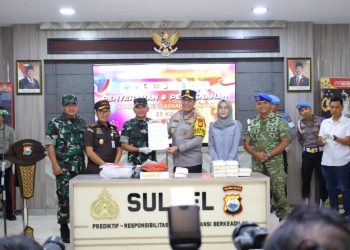 Kapolda Sulsel bersama Forkopimda Musnahkan 25 Kg Kokain