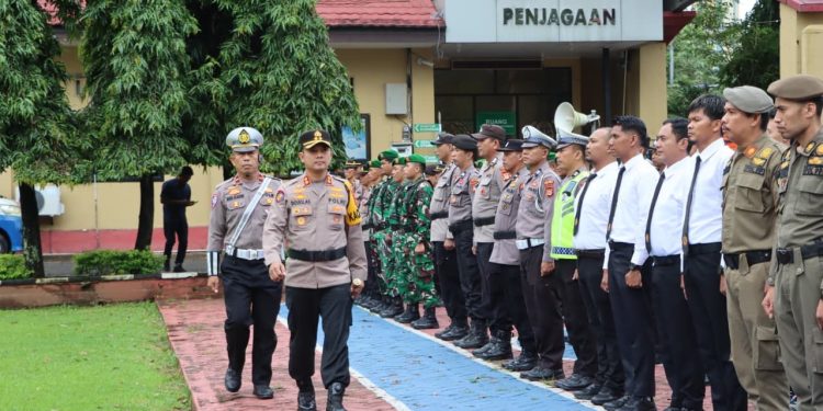 Kapolres Maros Pimpin Apel Gelar Pasukan Operasi Ketupat 2026