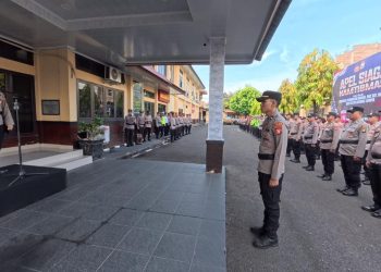 Polres Parepare Gelar Apel Siaga Kamtibmas, Siap Hadapi Berbagai Agenda dan Isu Nasional