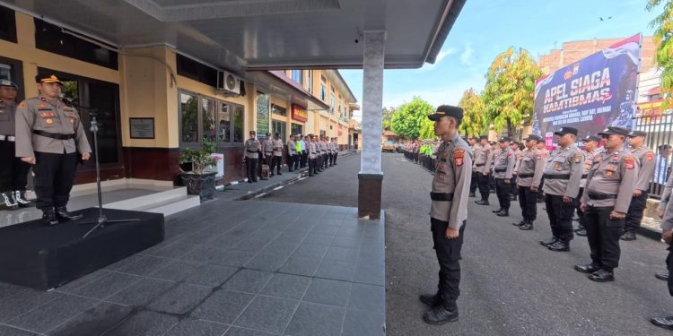 Polres Parepare Gelar Apel Siaga Kamtibmas, Siap Hadapi Berbagai Agenda dan Isu Nasional