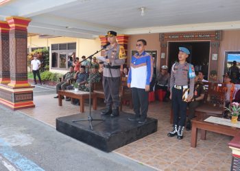 Kapolres Tana Toraja Pimpin Apel Gelar Pasukan Ops Ketupat 2026 Dalam Rangka Pam Perayaan Idul Fitri