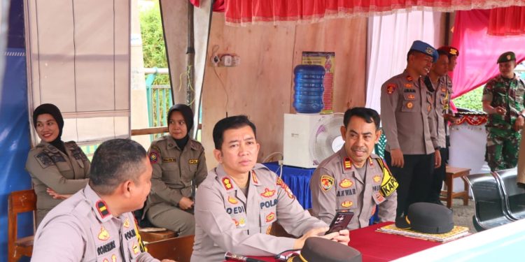 Kapolres Palopo Cek Sejumlah Posko Ops Ketupat 2026 Jelang Mudik Lebaran