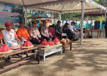 Personel Polres Palopo Hadiri Penanaman Mangrove dan Simulasi Bencana