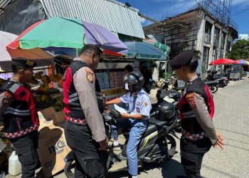 Jaga Kamtibmas Tetap Kondusif, Sat Samapta Polres Tana Toraja Intensifkan Patroli Humanis