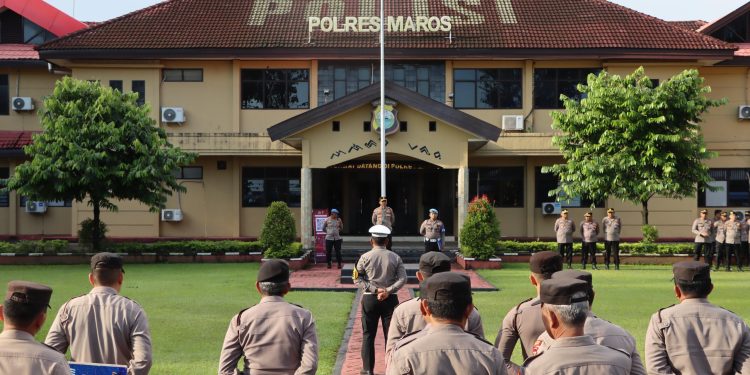 Polres Maros Kerahkan Ratusan Personel Kawal Aksi May Day