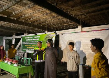 Satlantas Polres Soppeng Sosialisasi Kamseltibcar Lantas dan Call Center 110 ke Masyarakat